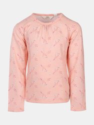 Girls Proceeds Long-Sleeved T-Shirt - Light Rose - Light Rose