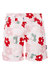 Girls Tangible Floral Shorts - Red/Pink/Green