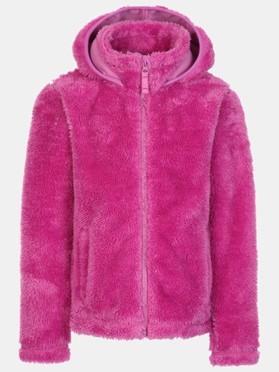 Trespass Girls Violetta Fluffy Fleece Jacket - Deep Pink product