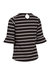 Hokku Contrast Striped T-Shirt - Black/White