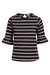 Hokku Contrast Striped T-Shirt - Black/White - Black/White