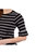 Hokku Contrast Striped T-Shirt - Black/White