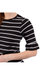 Hokku Contrast Striped T-Shirt - Black/White