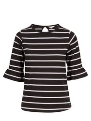 Hokku Contrast Striped T-Shirt - Black/White - Black/White