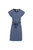 Lidia Womens Round Neck Cotton Dress - Navy Stripe