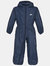 Little Kids Unisex Dripdrop Padded Waterproof Rain Suit - Navy Blue - Navy Blue