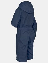 Little Kids Unisex Dripdrop Padded Waterproof Rain Suit - Navy Blue