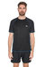 Mens Albert Active Short Sleeved T-Shirt - Black - Black