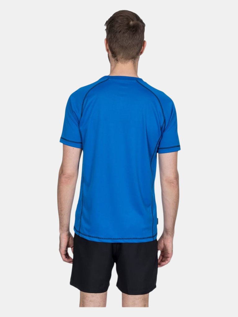 Mens Albert Active Short Sleeved T-Shirt - Blue