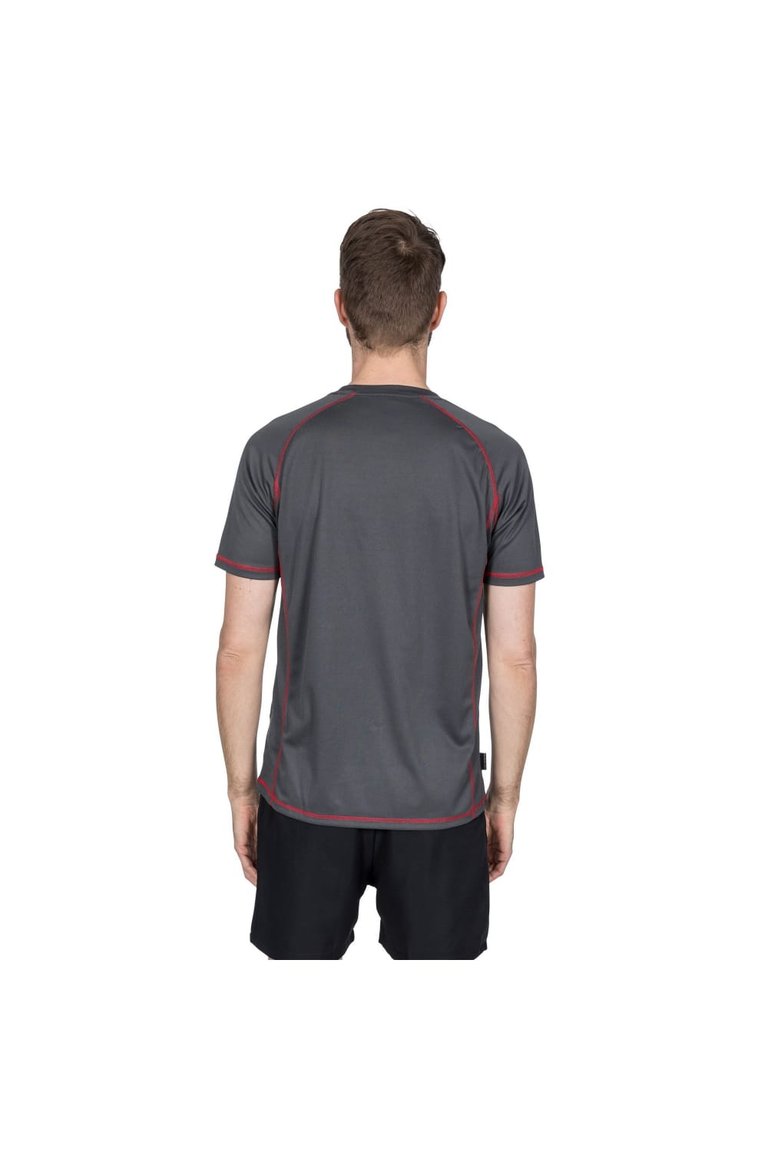 Mens Albert Active Short Sleeved T-Shirt - Carbon 