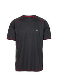 Mens Albert Active Short Sleeved T-Shirt - Carbon 