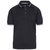 Mens Bonington Short Sleeve Active Polo Shirt - Black/Platinum - Black/Platinum