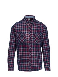 Mens Byworthytown Checked Shirt - Navy