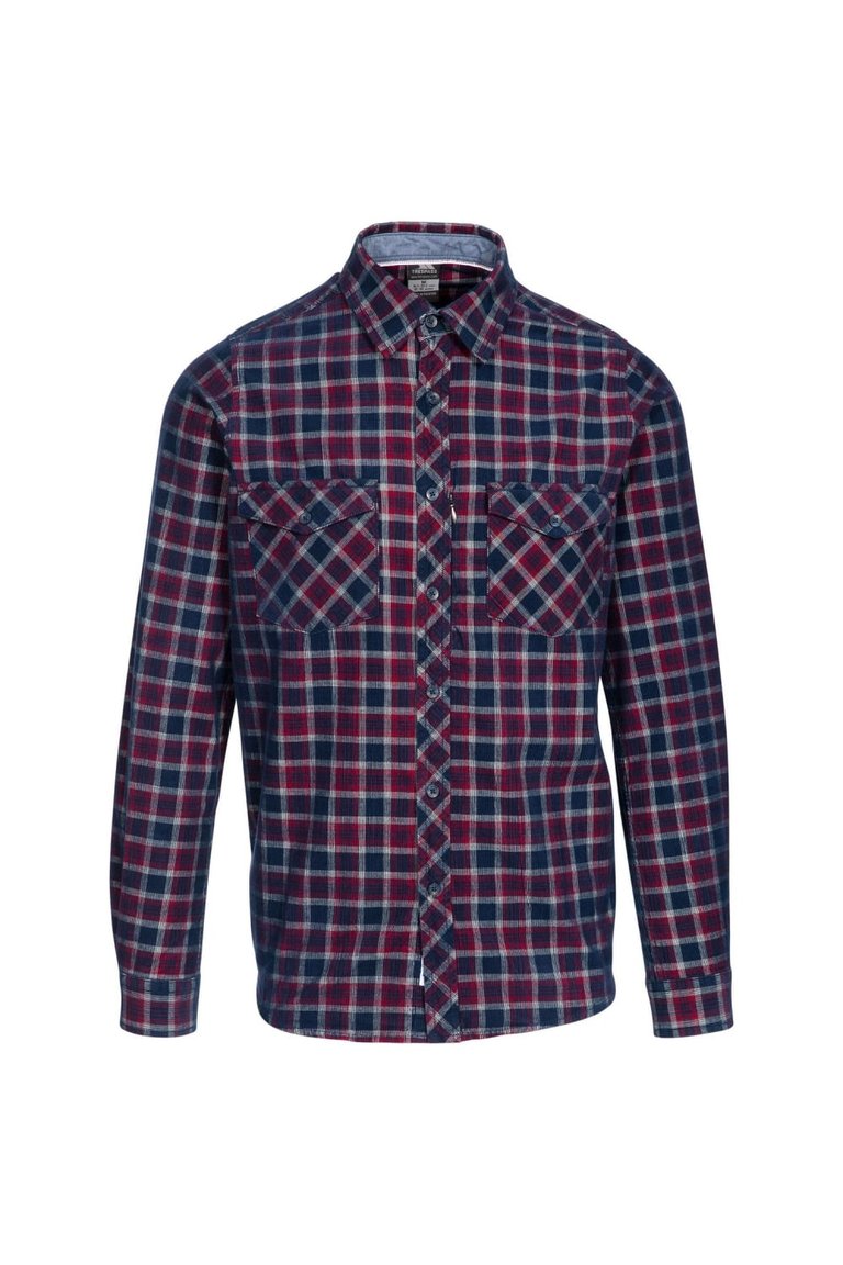 Mens Byworthytown Checked Shirt - Navy