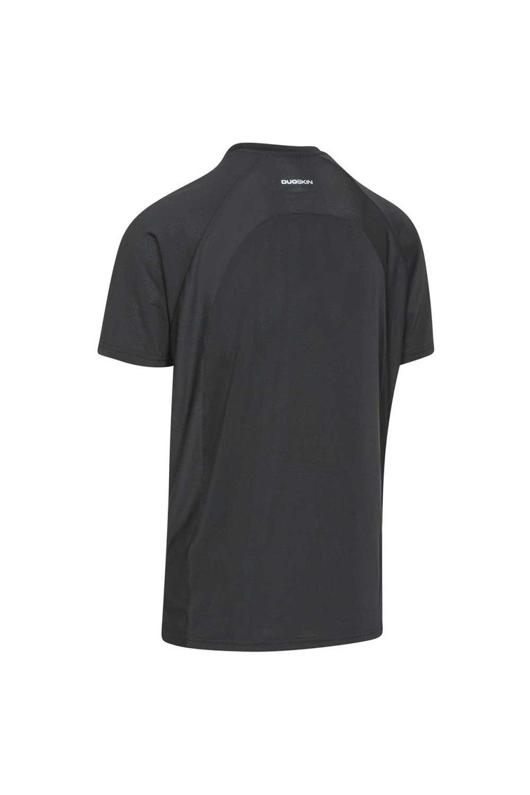 Mens Cacama Duoskin Active T-Shirt - Black