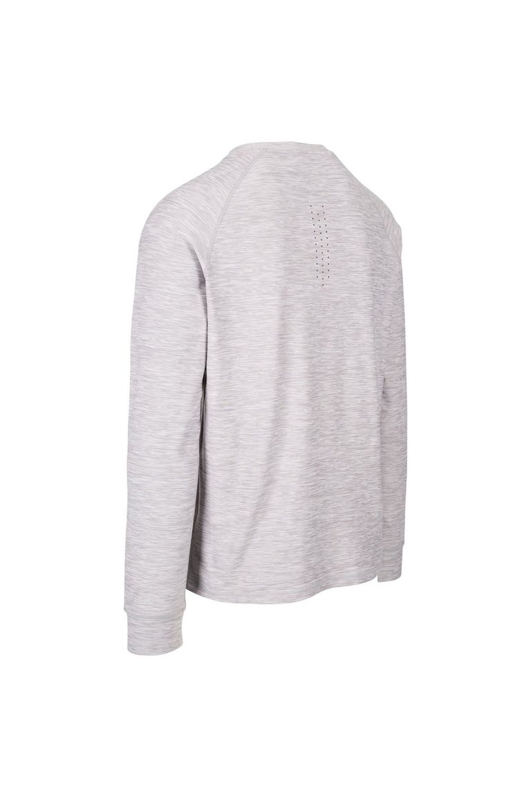 Mens Callum DLX Long-Sleeved T-Shirt - Platinum Marl