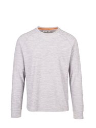 Mens Callum DLX Long-Sleeved T-Shirt - Platinum Marl - Platinum Marl