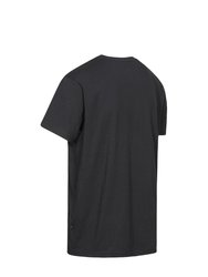 Mens Cashing Short Sleeve T-Shirt - Black