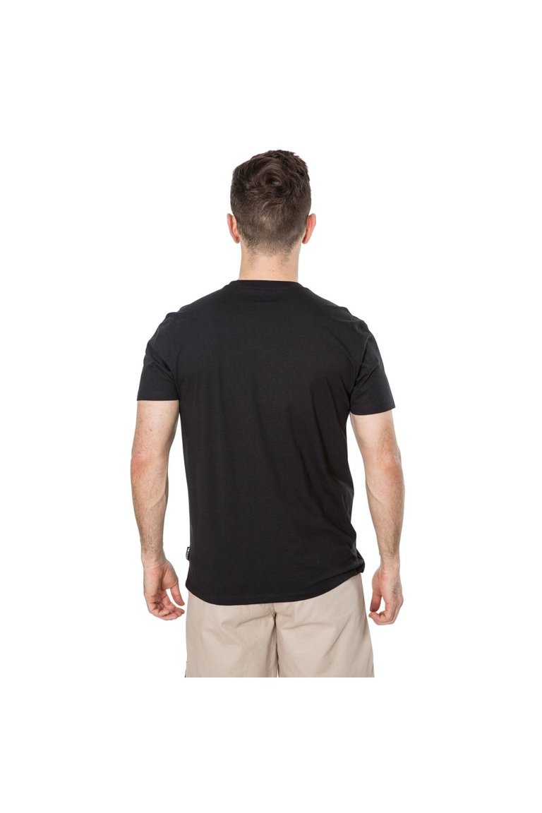 Mens Cashing Short Sleeve T-Shirt - Black