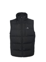 Mens Clasp Padded Gilet/Bodywarmer - Black