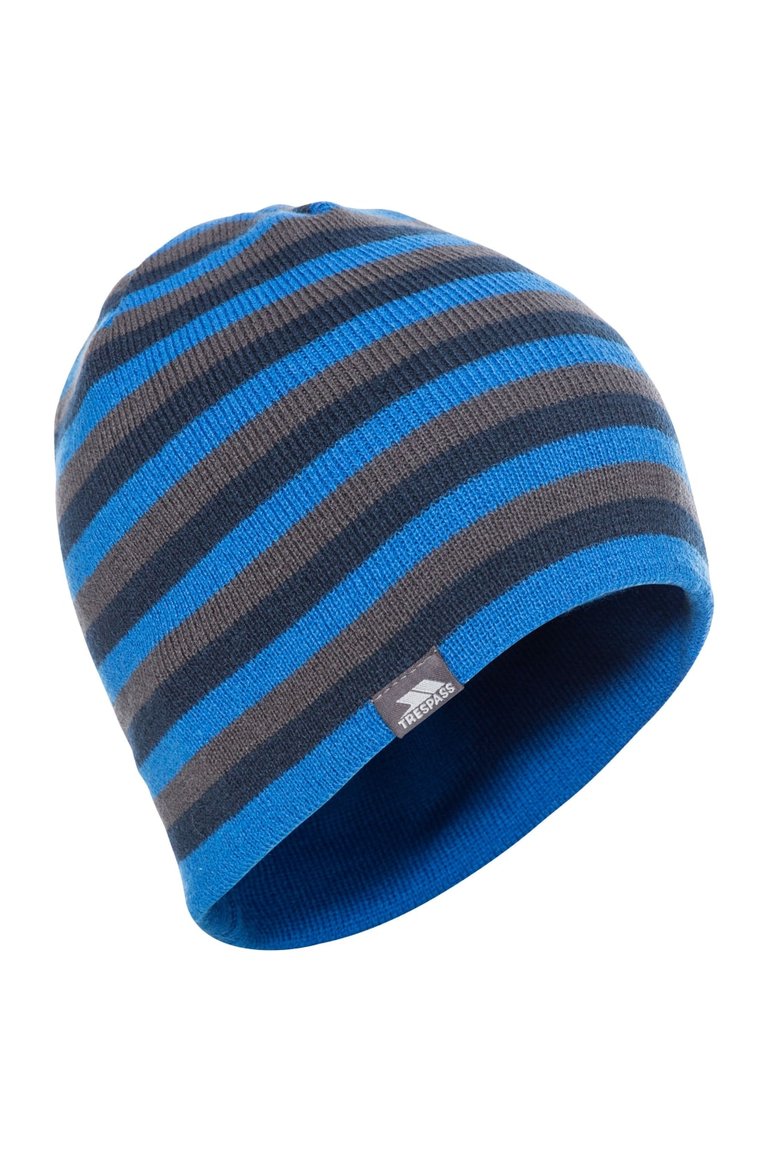 Mens Coaker Beanie Hat - Blue - Blue