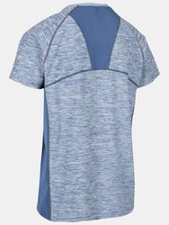 Mens Cooper Active T-Shirt - Smokey Blue Marl