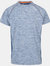 Mens Cooper Active T-Shirt - Smokey Blue Marl - Smokey Blue Marl