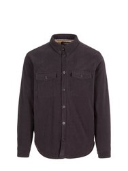 Mens Dattin Shirt - Dark Grey - Dark Grey