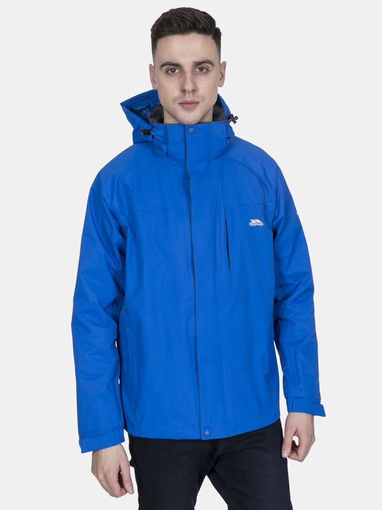 Mens Edwards II Waterproof Jacket - Blue - Blue