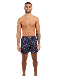 Mens Eugine Swim Shorts - Navy - Navy