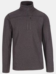 Mens Felbrigg Fleece Top - Dark Grey Marl