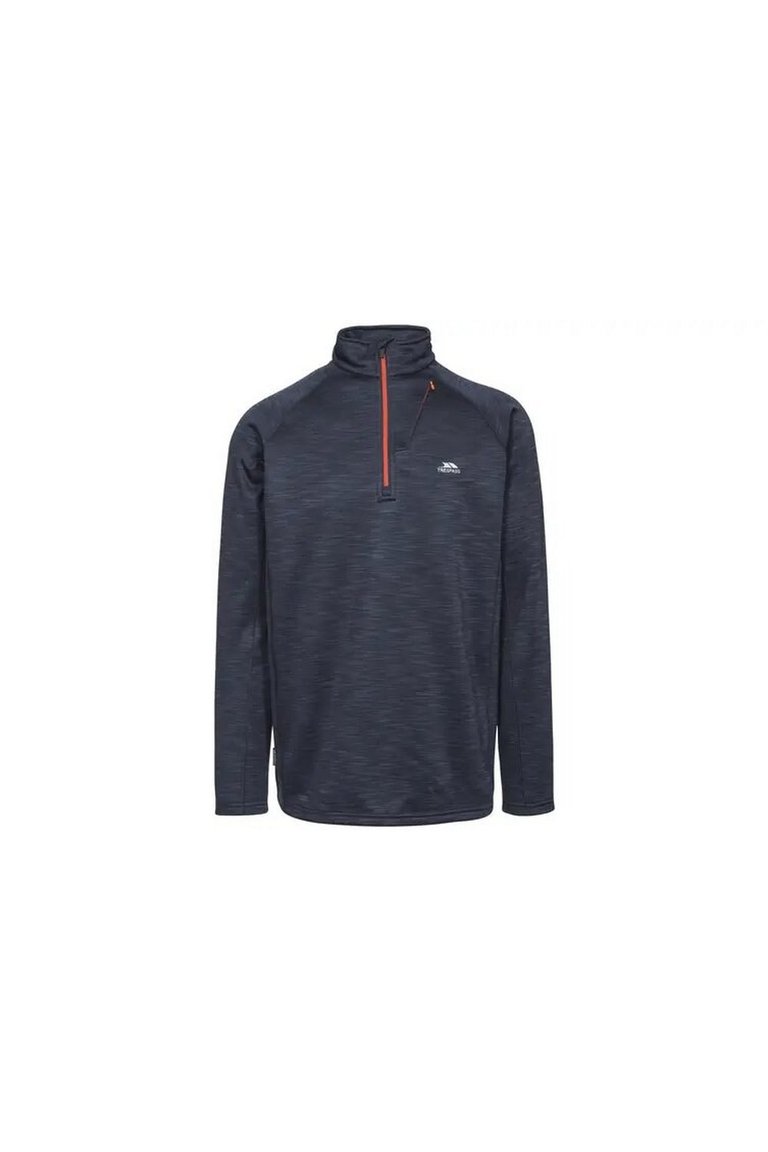 Mens Harold Half Zip Fleece Top - Navy Marl - Navy Marl