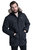 Mens Highland Waterproof Parka Jacket - Black - Black