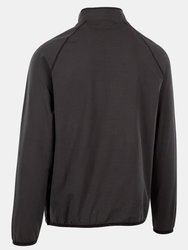 Mens Hulton DLX Half Zip Fleece Top - Black