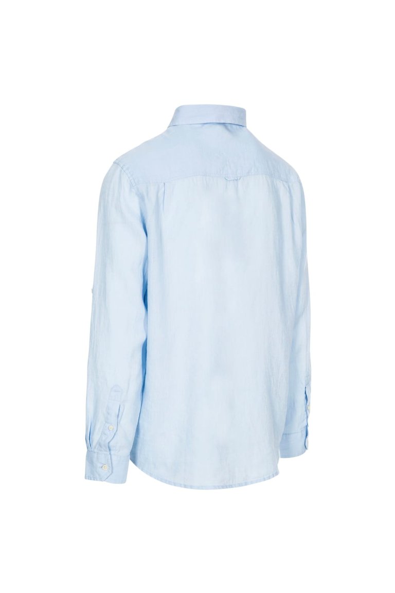 Mens Linley Casual Shirt - Pale Blue
