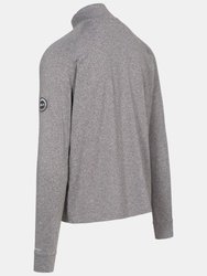 Mens Nicholas Long-Sleeved Sports Top - Gray Marl