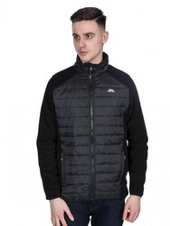 Mens Saunter Full Zip Fleece Jacket - Black