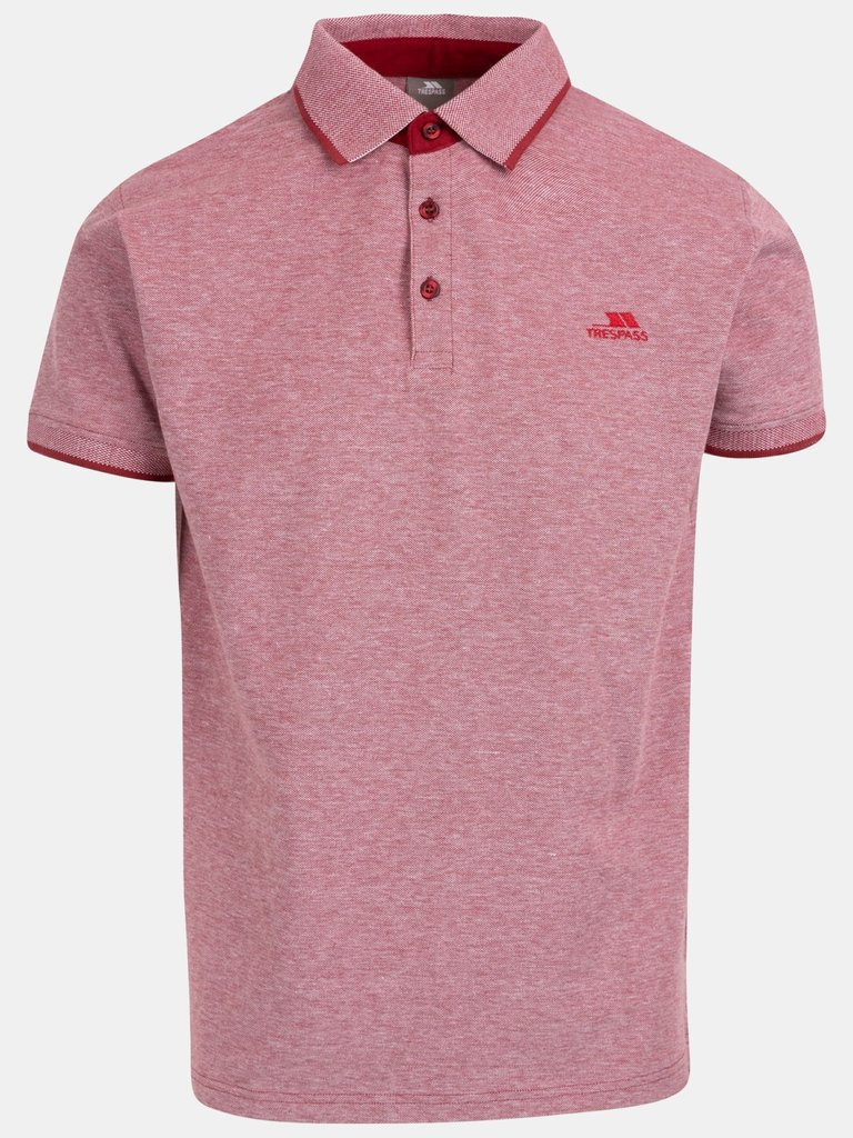 Mens Skate Polo Shirt - Merlot - Merlot