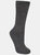 Mens Stroller Merino Wool Hiking Boot Socks - 1 Pair - Black Marl - Black Marl