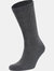 Mens Stroller Merino Wool Hiking Boot Socks - 1 Pair - Black Marl