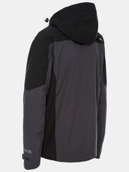 Mens Tappin Hooded Waterproof Jacket - Dark Gray