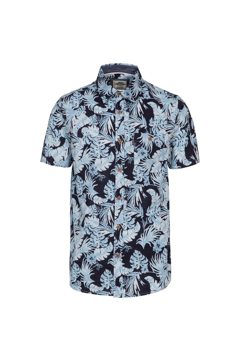 Mens Torcross Short-Sleeved Shirt - Navy - Navy