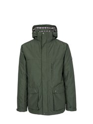 Mens Vauxelly Waterproof Jacket - Olive - Olive