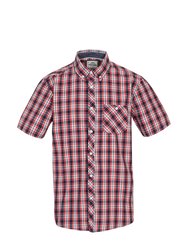 Mens Wackerton Shirt - Red - Red