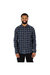 Mens Withnell Checked Cotton Shirt - Blue - Blue