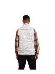 Mens Woodley Fleece Vest - Ghost Marl