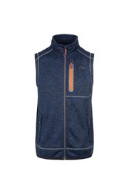 Mens Woodley Fleece Vest - Navy Marl - Navy Marl