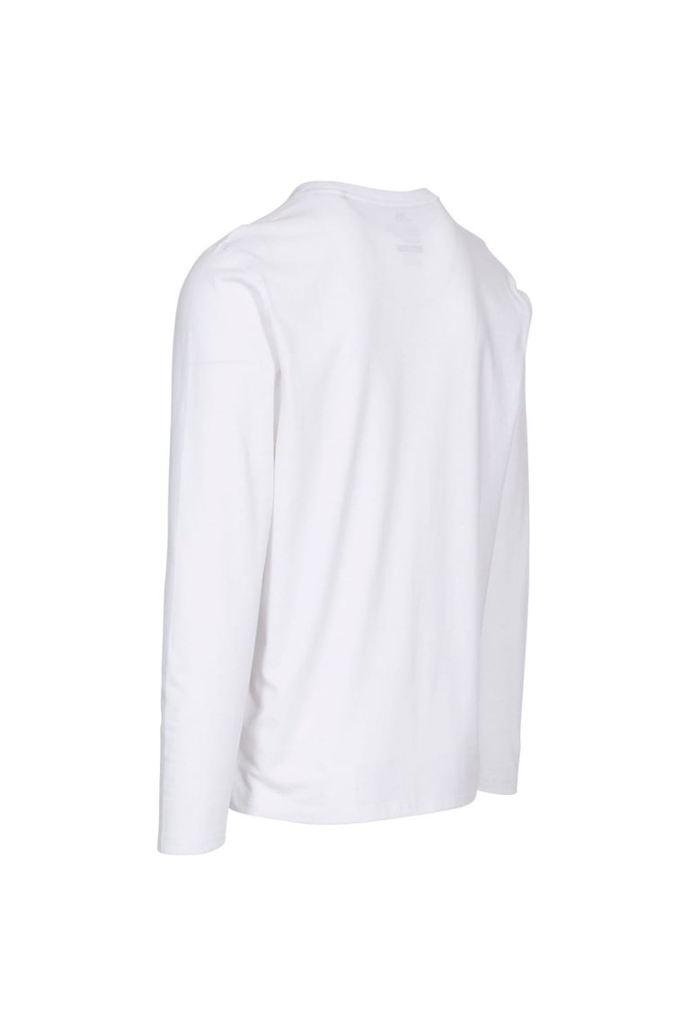 Mens Wrenburyton Long-Sleeved T-Shirt - White