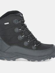 Mens Zotos Waterproof Snowboots - Black