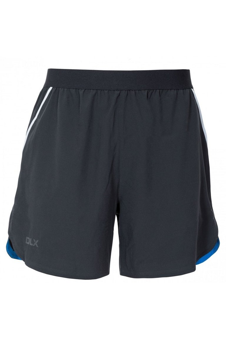 Motions Mens DLX Quick Drying Active Shorts - Black